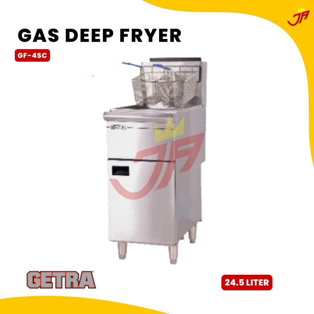 GETRA Gas Deep Fryer Getra Gf-5sc / Gf5sc / Gf 5sc / Deep Fryer 30 Liter