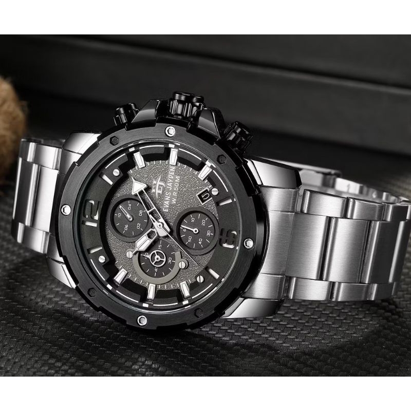 Jam tangan pria Evans Jayden 9626 Original Garansi 1 tahun