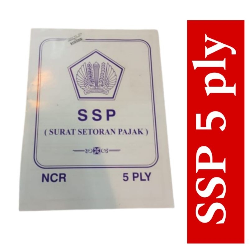 

( 1 buku) SSP pajak 5 rangkap / surat setoran pajak 5 ply NCR