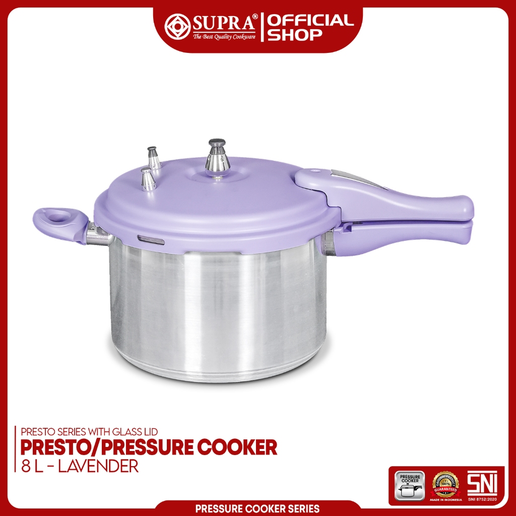 SUPRA Panci Presto 8 Liter - Lavender
