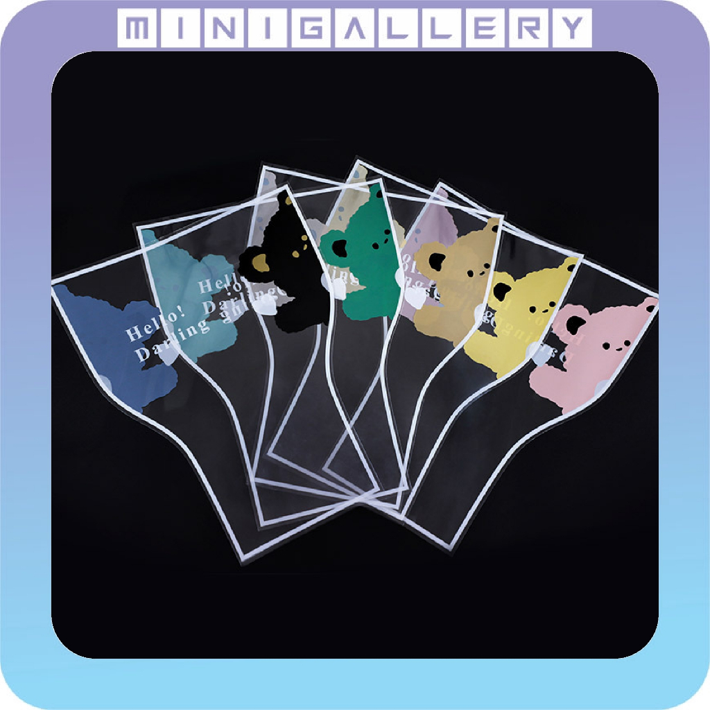 

30pcs Plastik Untuk Bunga Mawar 1 tangkai Wrapping Plastik untuk Mini Buket Rose SF07