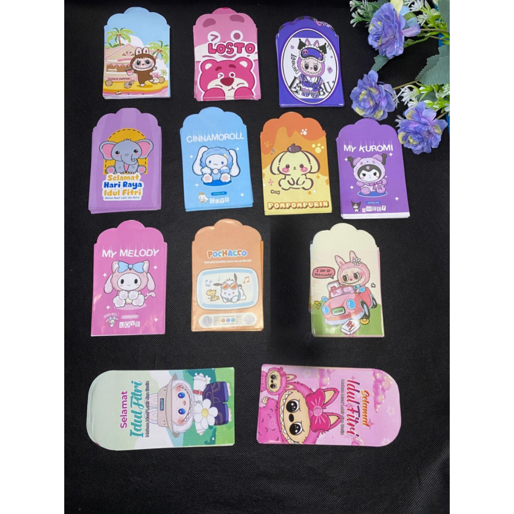 

AMPLOP LEBARAN MEDIUM SIAP PAKAI SERI SANRIO KUROMI LOTSO MELODY TERBARU