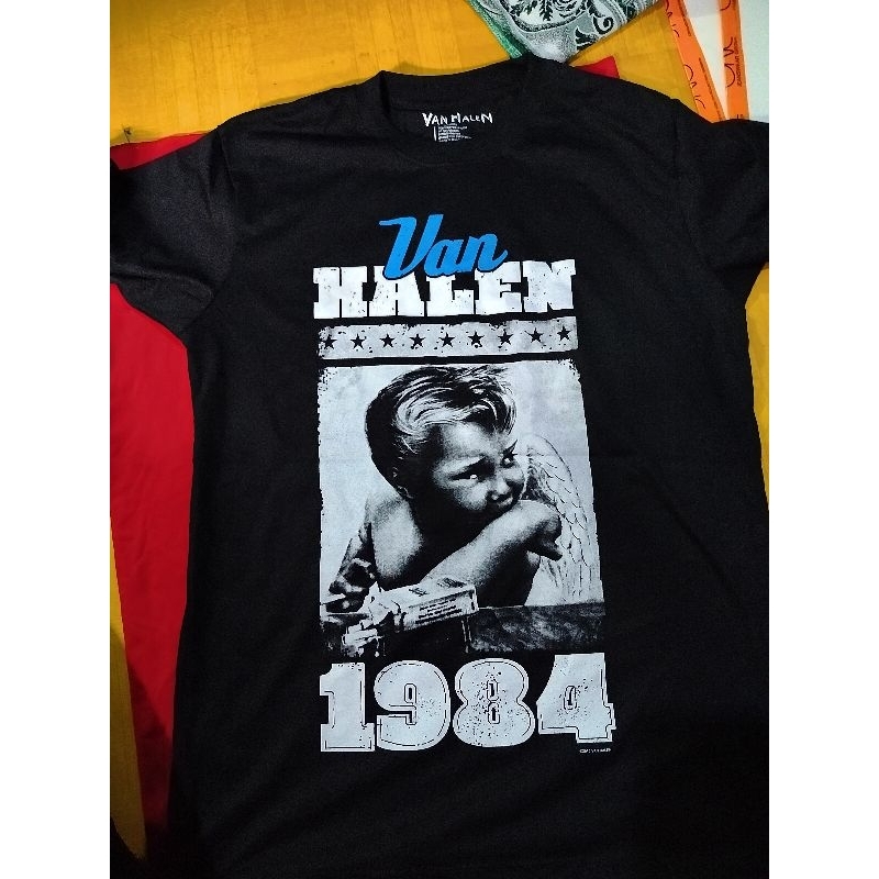 Van Halen Kaos Hitam 1984