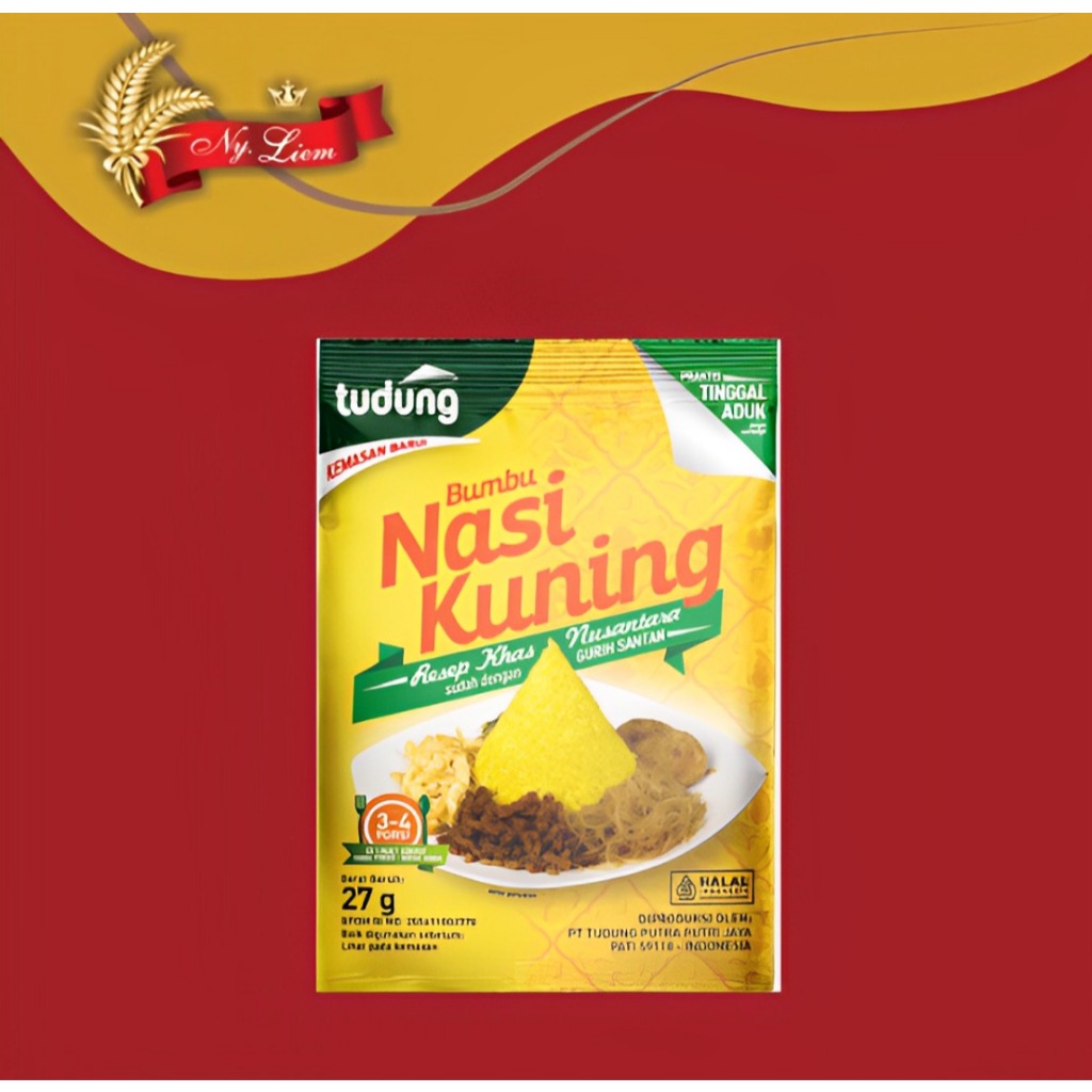 

TUDUNG Bumbu Nasi Kuning 27 gr