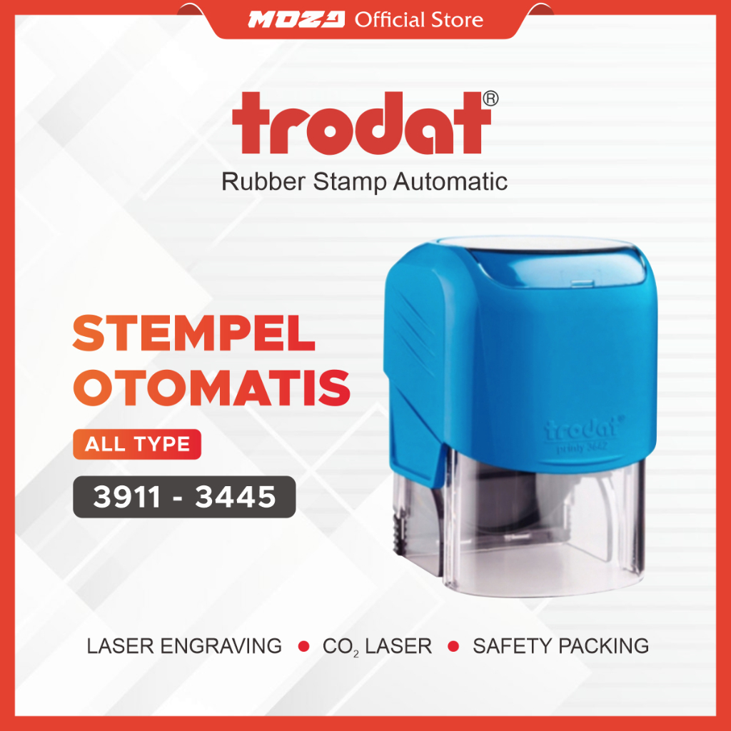 

Stempel TRODAT 3911 sampai 3445 - Rubber Stamp Automatic - Stempel Karet Otomatis - Custom