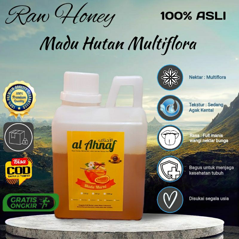 

Madu Hutan Asli 100% Murni Original Alami Tanpa Campuran - Madu Al Ahnaf - Madu Multiflora