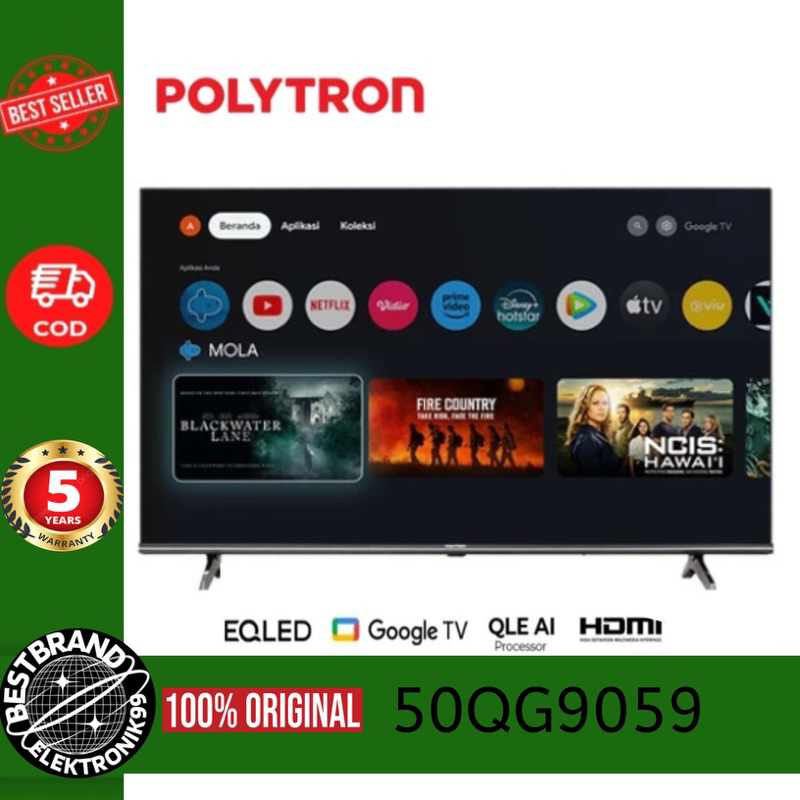 POLYTRON PLD50QG9059 50INCH SMART CINEMAX EQLED 50QG9059 50QG