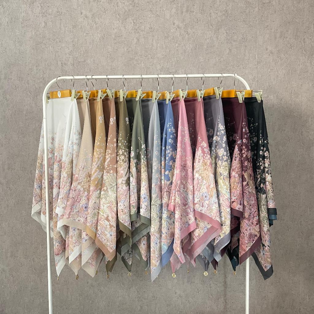 Hijab Motif Premium Cactus Bloom Series by Kean Signature