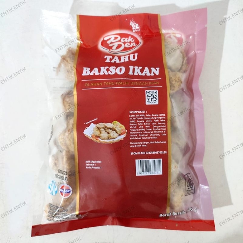 

Pak Den Tahu Bakso Ikan | Tahu Walik PakDen 500gr