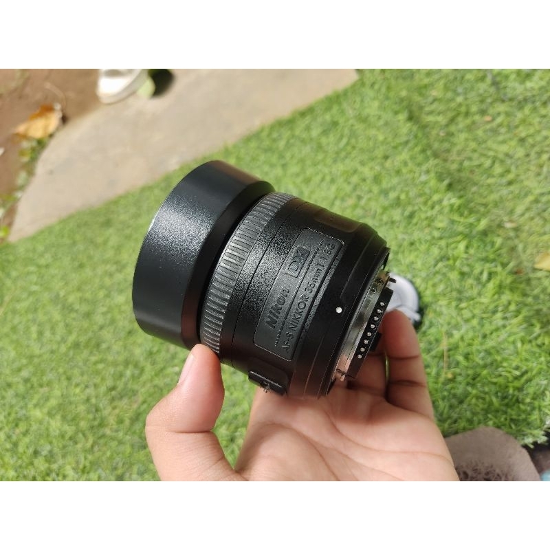 lensa nikon afs 35mm f1.8 bekas normal