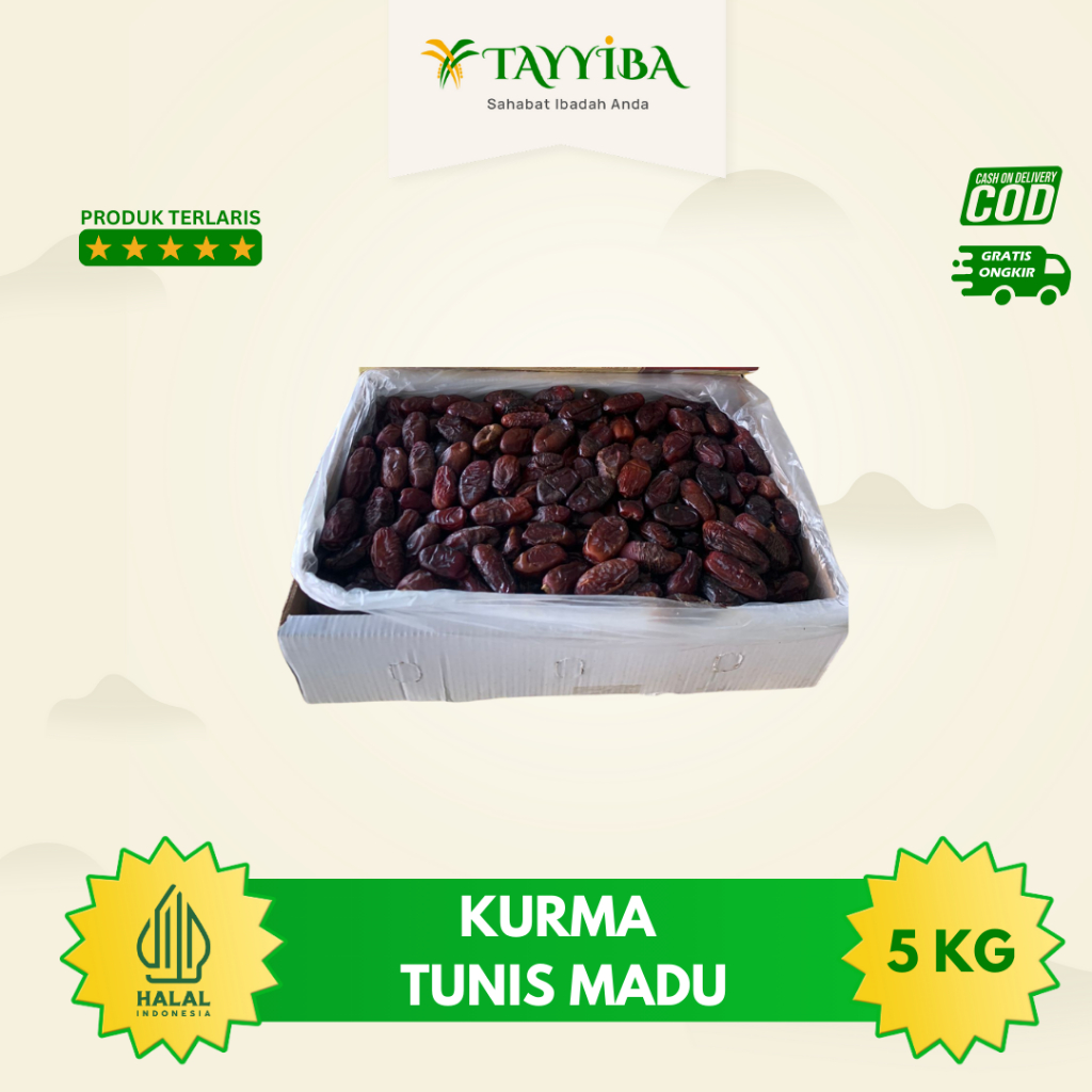 

Kurma Tunisia Tunis Madu 5kg Premium Brand Sultan Alger // MZ