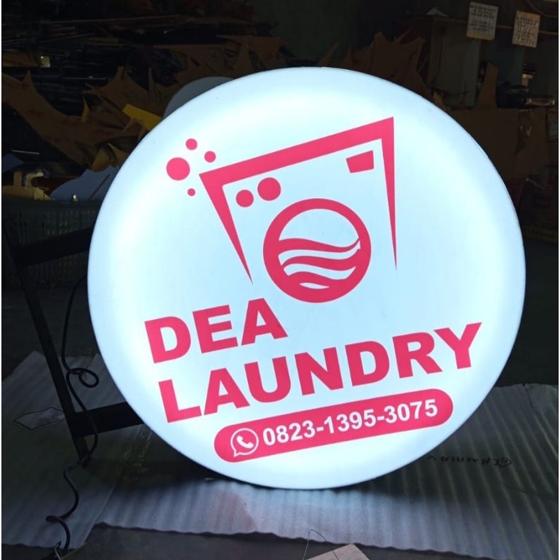 NEON BOX AKRILIK LED 2 sisi | Light Box Sign Acrylic | + bracket + kabel