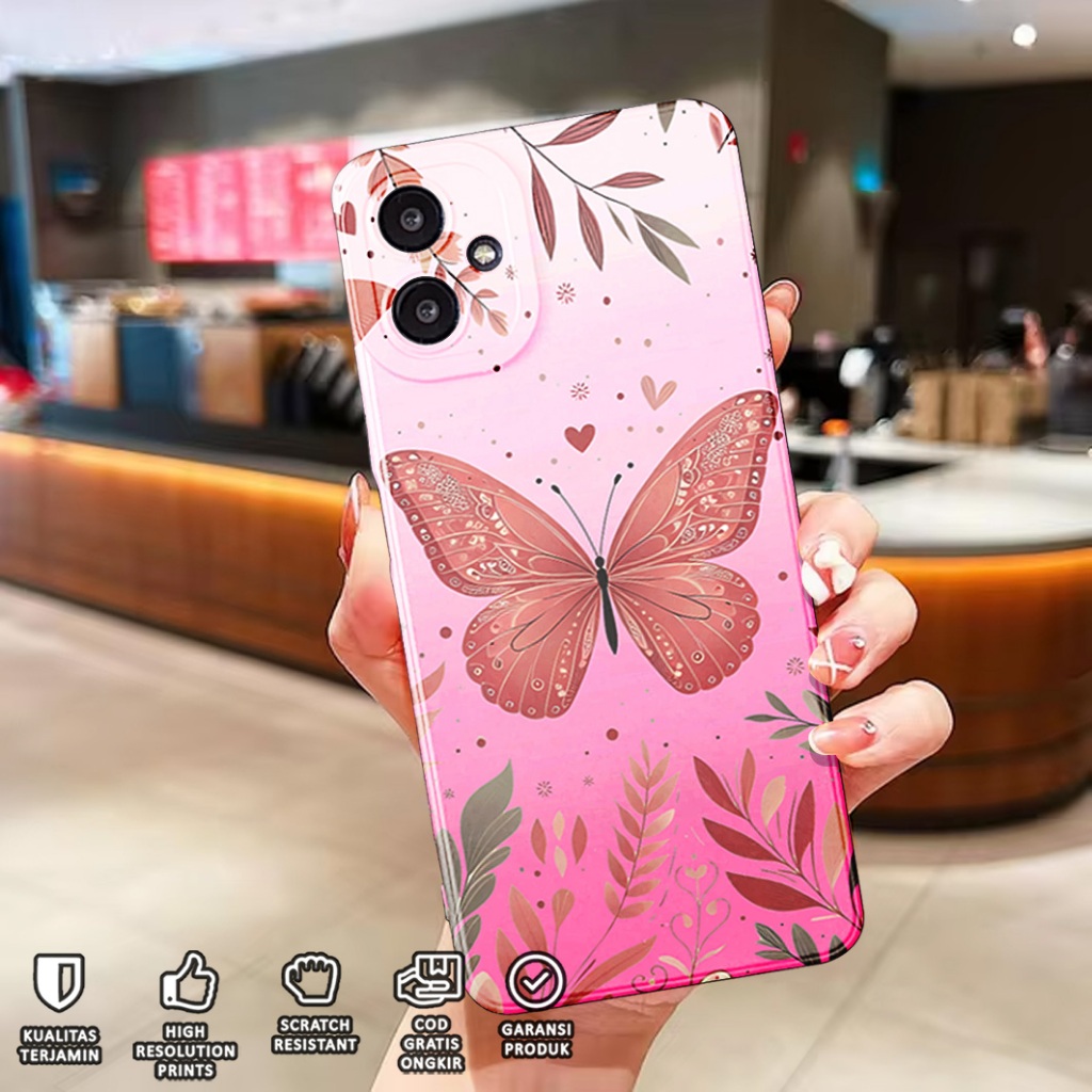 Softcase Samsung A04E Tersedia Juga Untuk Samsung A04 4G A05 A06 - Softcase Procamera Motif PINK - S