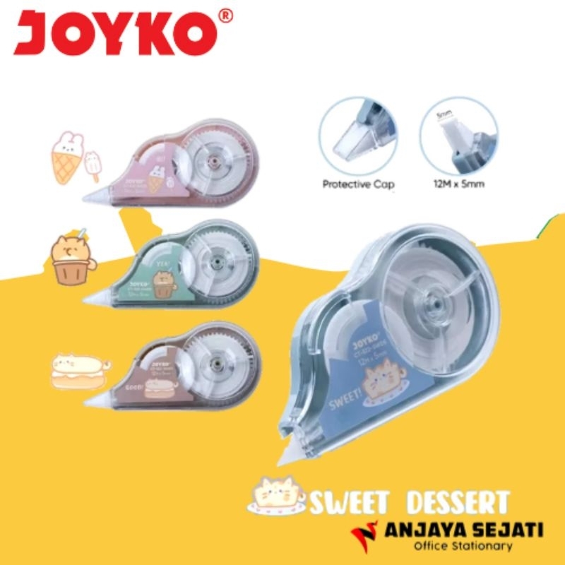 

Tipex Kertas Joyko CT-522 SWDS Sweet Dessert | Perlusin