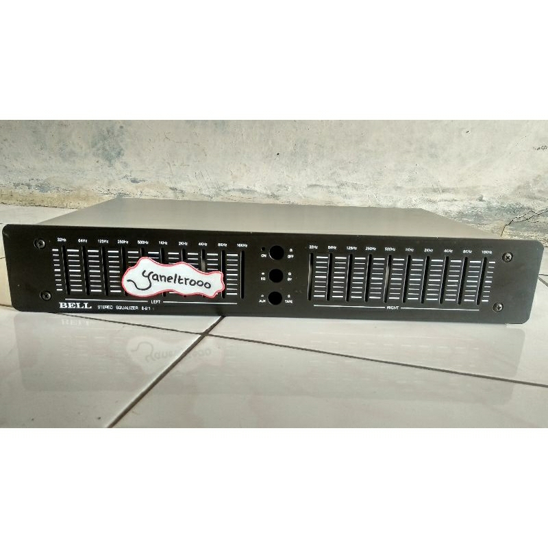 BOX EQUALIZER 20 CHANNEL TIPE E21 BOX EQUALISER E 21 BELL BGR BOKS EKUALISER BELL STEREO 20 CHANEL