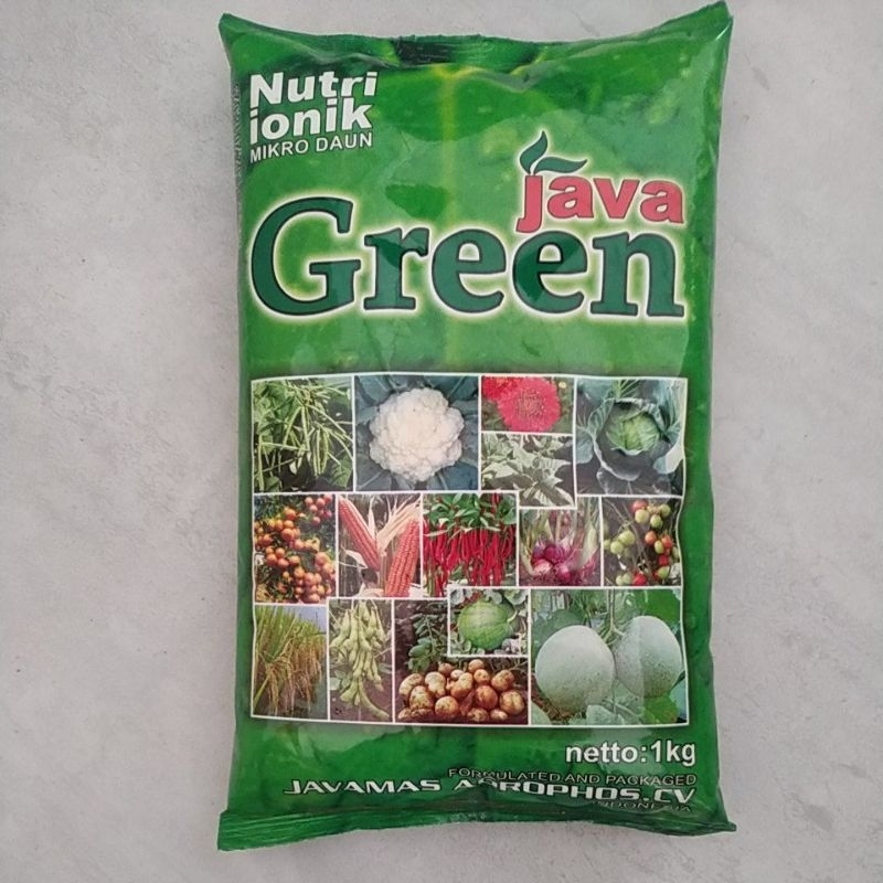 java green 1kg nutri ionik mikro daun pupuk java green
