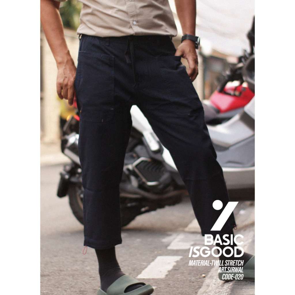 LEAFY SIRWAL SCT-020 / CELANA DEWASA SIRWAL ANGKLE PANTS / CELANA CINGKRANG / CELANA LA ISBAL