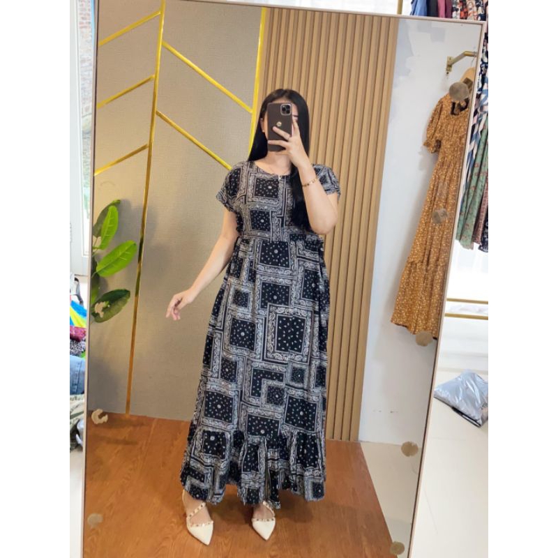 Risya dress || daster premium || dress busui || dress bumil