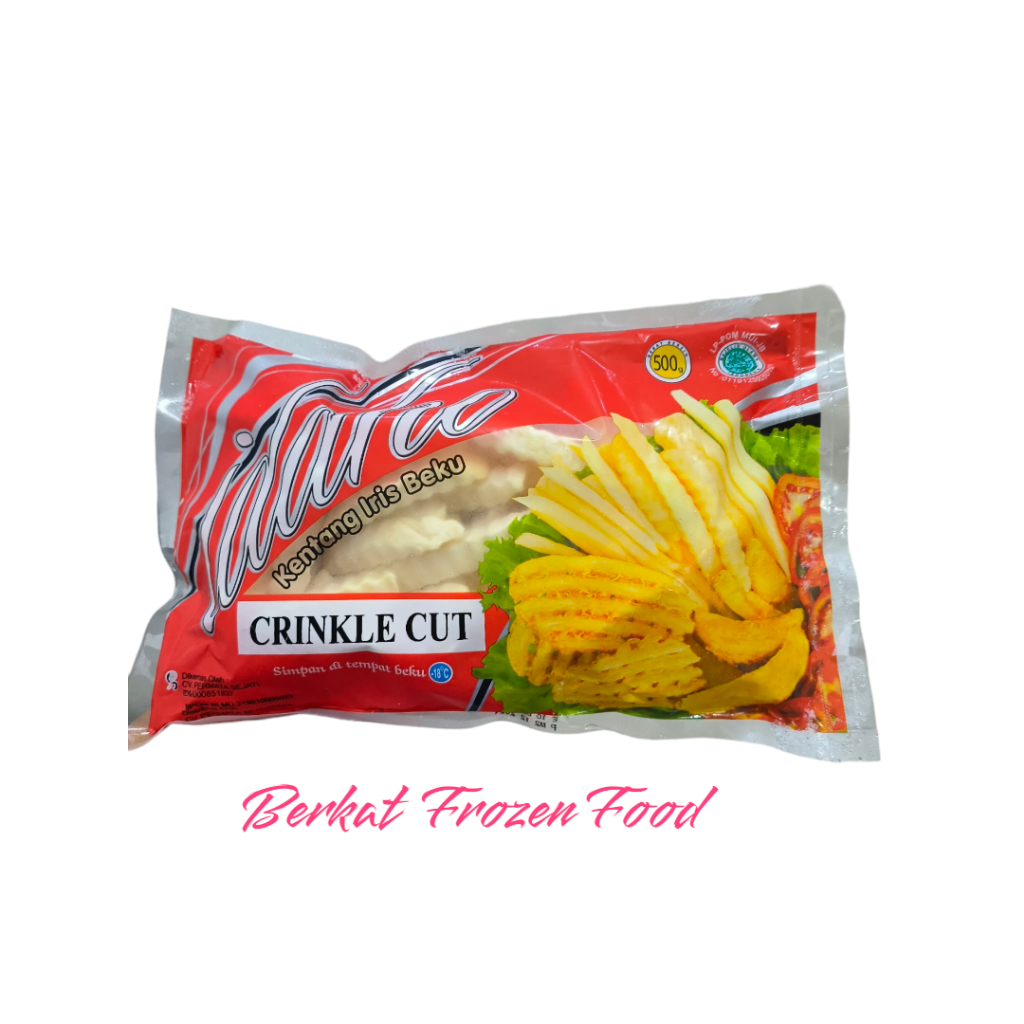 

KENTANG GORENG IDAHO CRINKLE CUT 500 GR MURAH HALAL