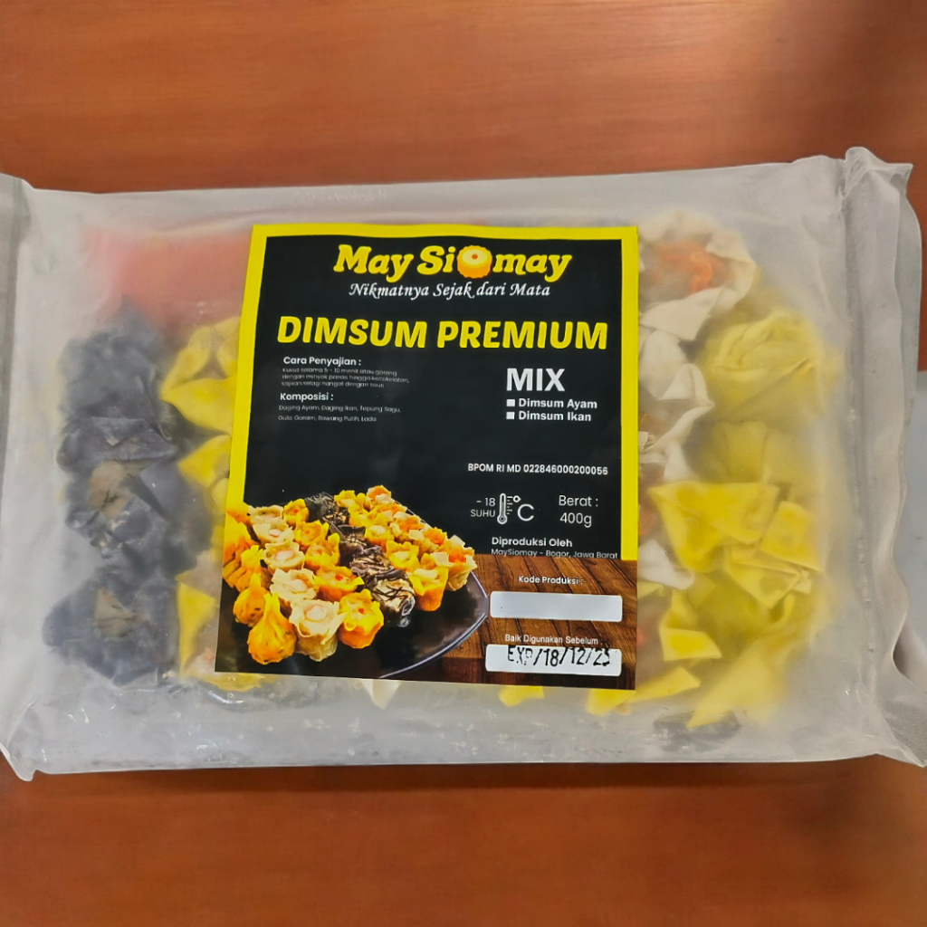 

May Siomay Dimsum Premium Mix Daging Ayam Dan Ikan Isi 20 Pcs