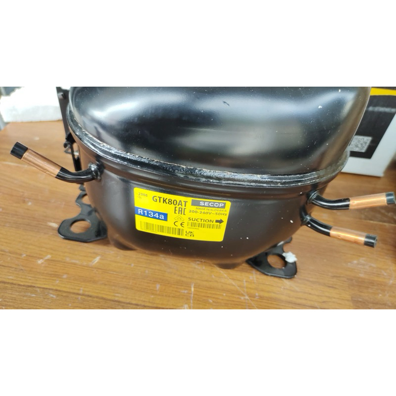 KOMPRESOR SECOP GTK80AT | KOMPRESOR FREEZER/KULKAS 1/5PK R134
