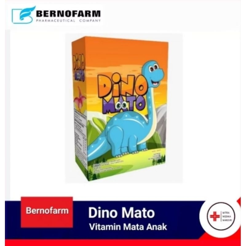 Dino Mato Vitamin Mata Anak Rasa Jeruk Per Sachet
