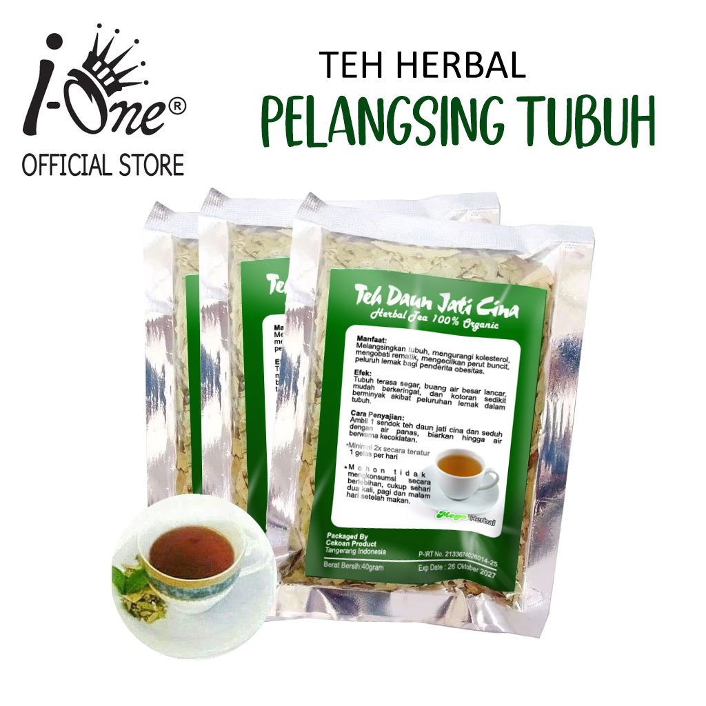 

Teh Daun Jati Cina / Teh Pelangsing Peluntur Lemak Ampuh / Teh Hijau / Teh Herbal