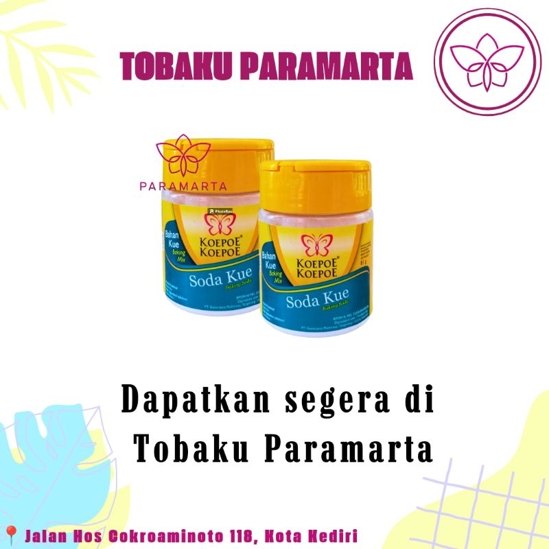 

SODA KUE BUBUK KOEPOE KOEPOE SODA KUE 81 GRAM / KOEPOE KOEPOE SODA KUE MURAH