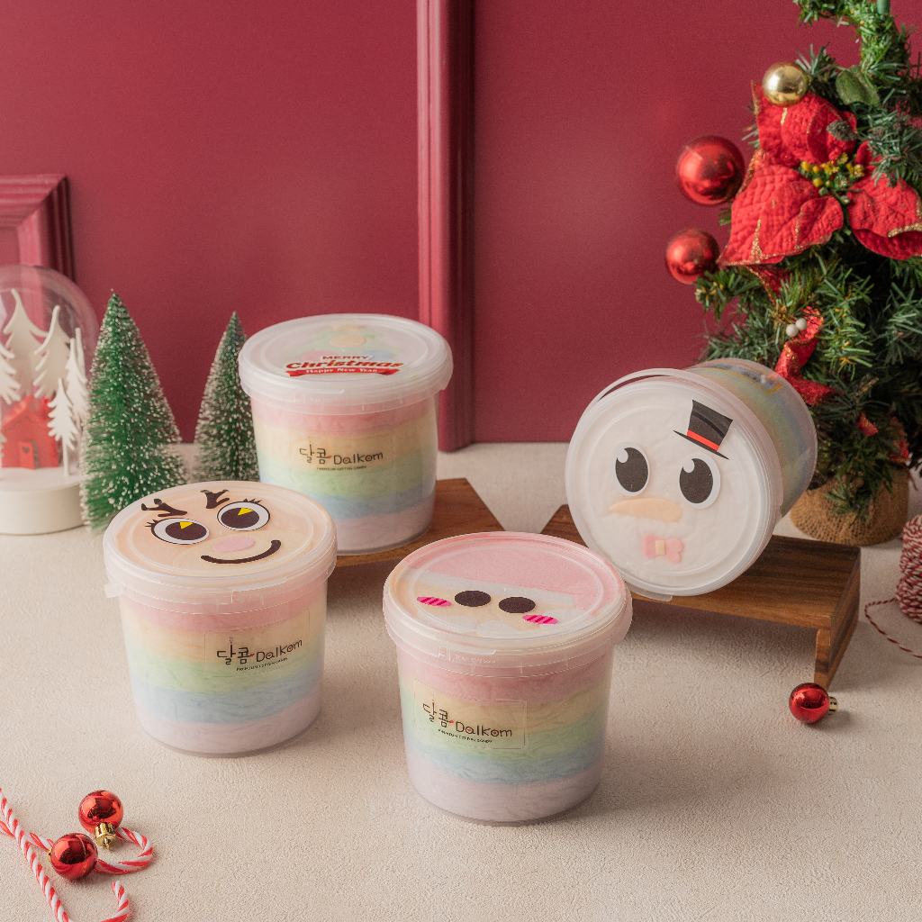 

Dalkom Bucket_Christmas / Cotton Candy / Gulali / Arum Manis