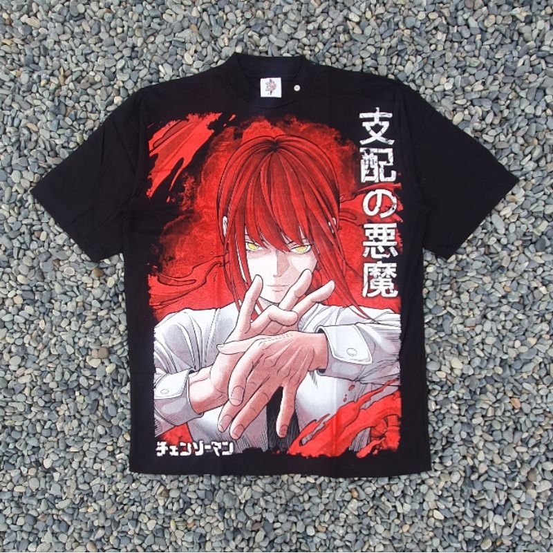 kaos / tshirt MAKIMA chainsawman Bootleg tee by Zensstudios.id