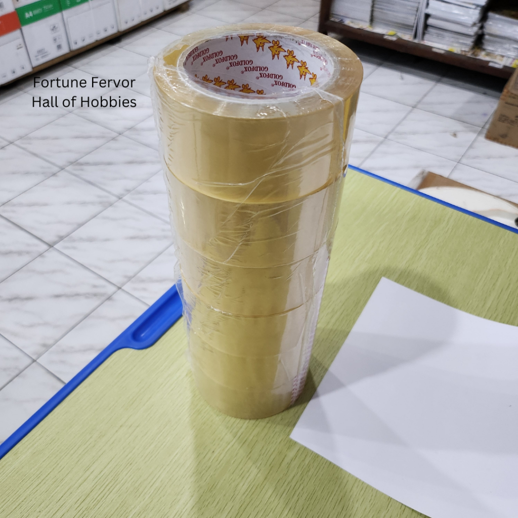 

Lakban OPP tape clear Goldfox 48 mm x 80 Meter selotip isolasi bening 2 inci x 90 yard Gold fox