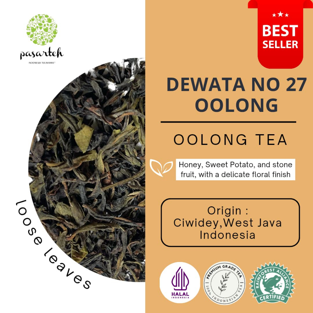 

[ pasarteh ] Dewata no 27 Oolong I Teh Oolong I Teh Indonesia I Teh Olong I Premium Oolong