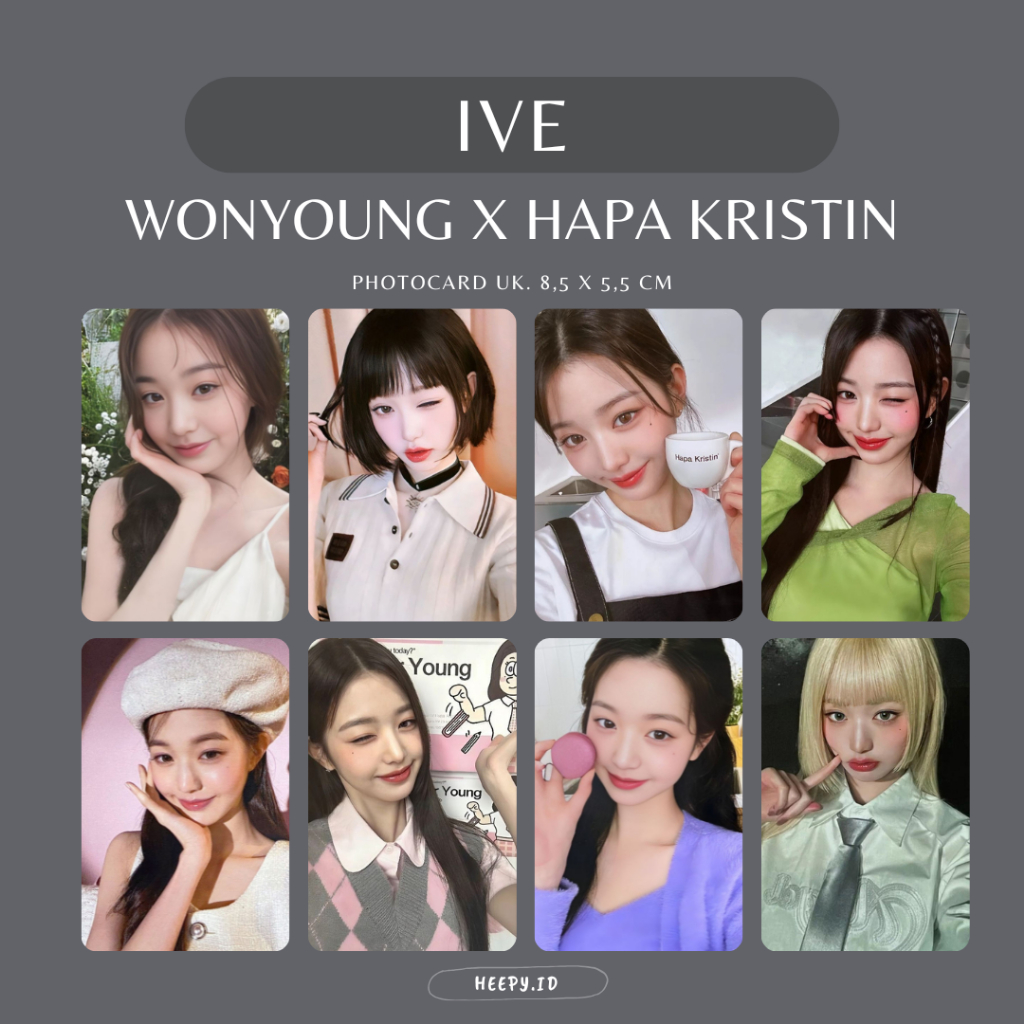 [WONY] UNOFFICIAL PHOTOCARD WONYOUNG HAPA KRISTIN