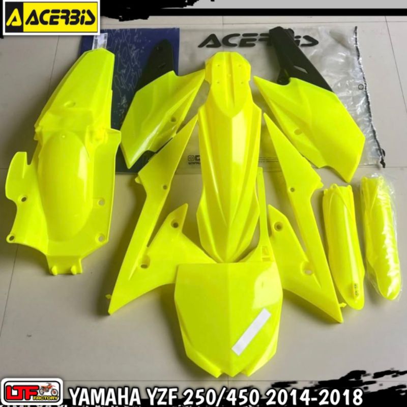 YAMAHA YZF 250 450 F 2014 2015 2016 2017 2018 - ACERBIS COMPLETE KIT - COVER BODY SET MOTOCROSS ORIG