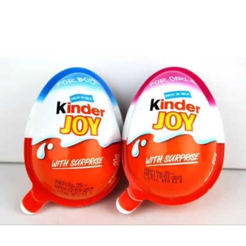 

Kinder Joy Chocolate Crispy 20gr Kejutan mainan / camilan anak kinder joy