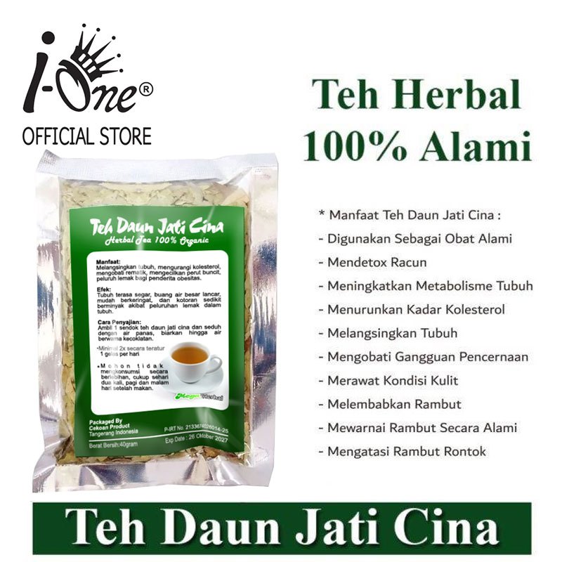 

Teh Daun Jati Cina - Teh Peluntur Lemak / Teh hijau / Teh Herbal /Teh Pelangsing