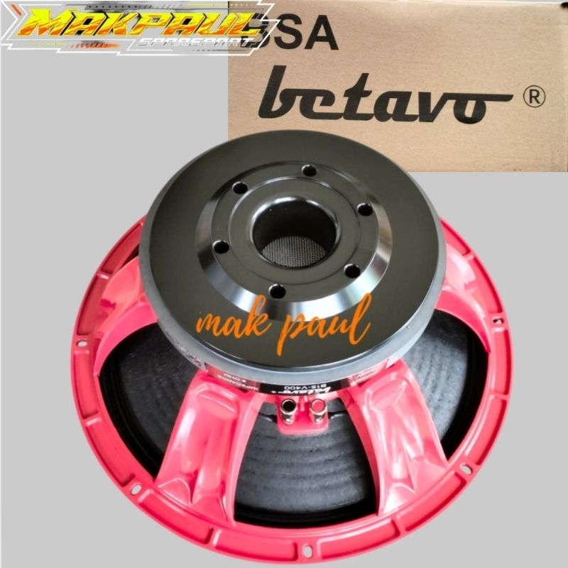 Speaker 15 inch BETAVO B15 V400 voice coil 4 inch ORIGINAL