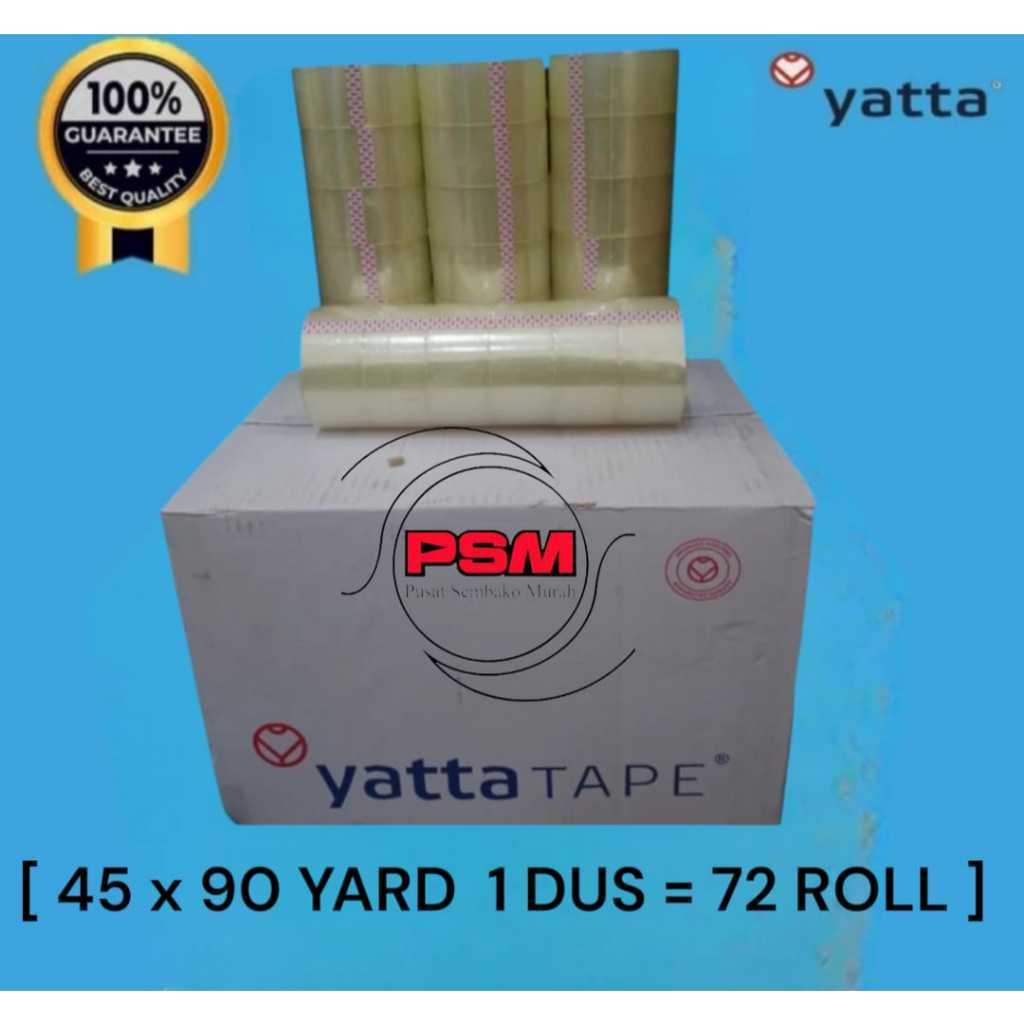 

(1DUS) PSM ~INSTANT/SAME DAY/REGULER~ LAKBAN OPP BODHI TAPE / YATTA TAPE BENING & COKLAT 45mm X 90 yard Termurah Berkualitas Setara Daimaru