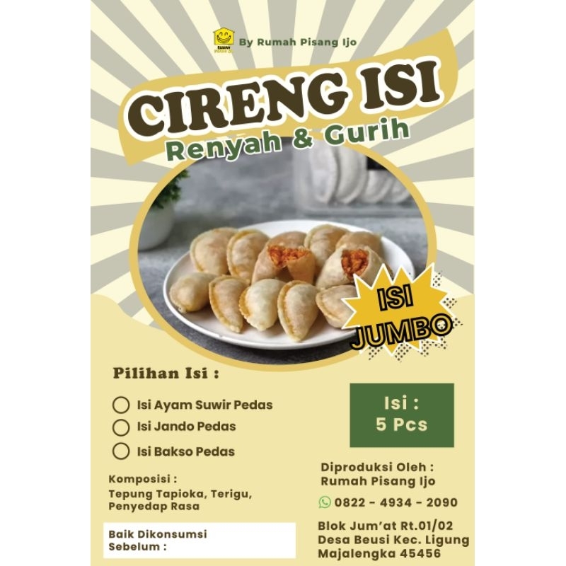 

Cireng Isi BESAR By Rumah Pisang Ijo