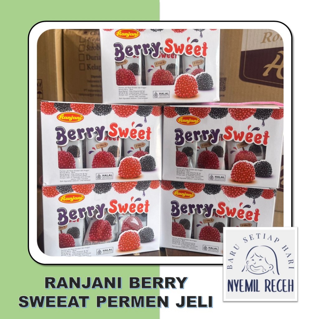 

Ranjani Berry Sweeat Permen Jeli 5gr x 30pcs