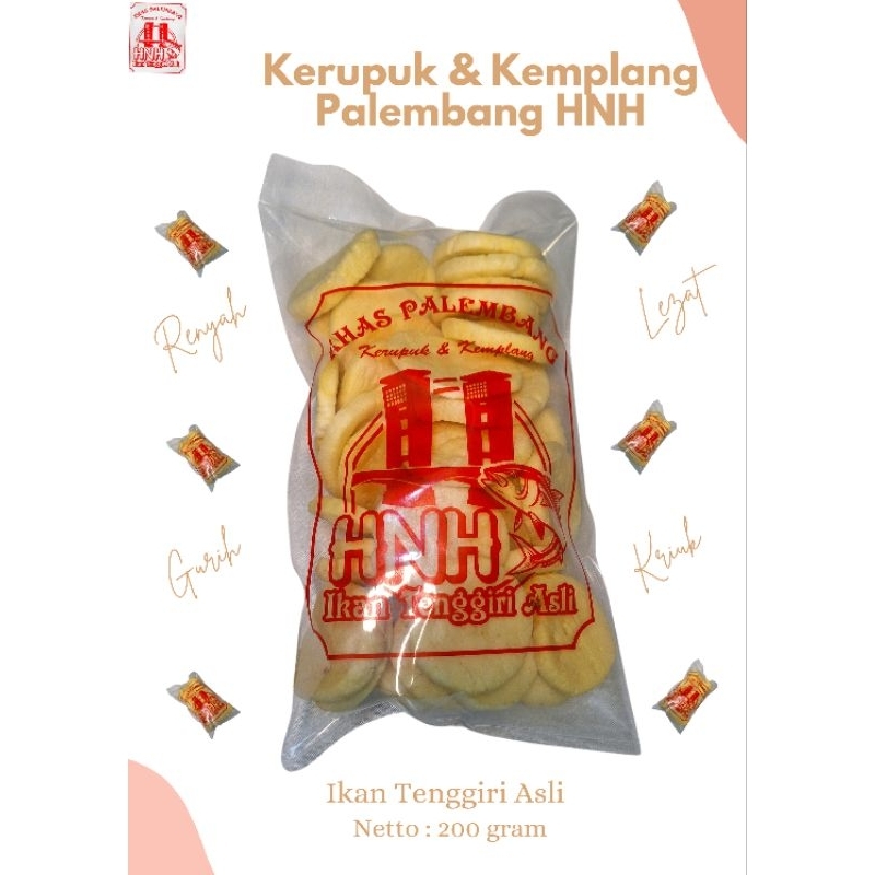 

Kerupuk Palembang HNH uk Sedang Grade B Ikan Tenggiri Asli