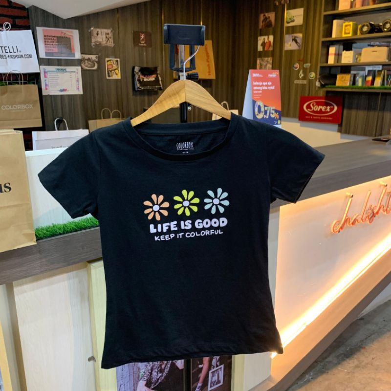 Colorbox T-shirt Wanita Kaos Lengan Pendek
