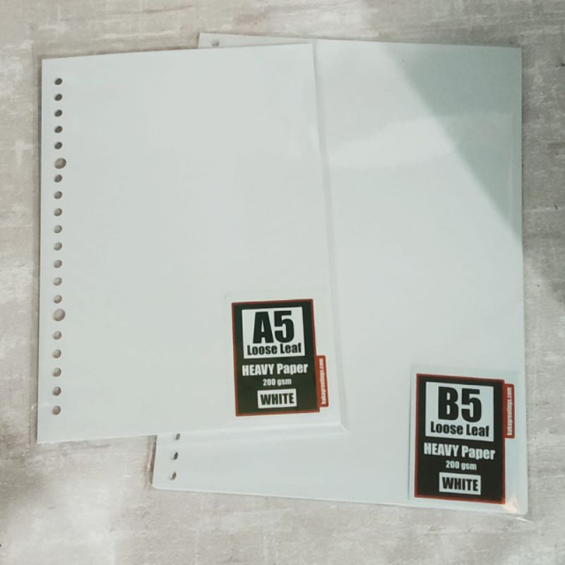 

Kakagreetings Isi Binder Loose Leaf A5 B5 Drawing Paper Kertas Gambar Sket Doodle Print Cover Heavy