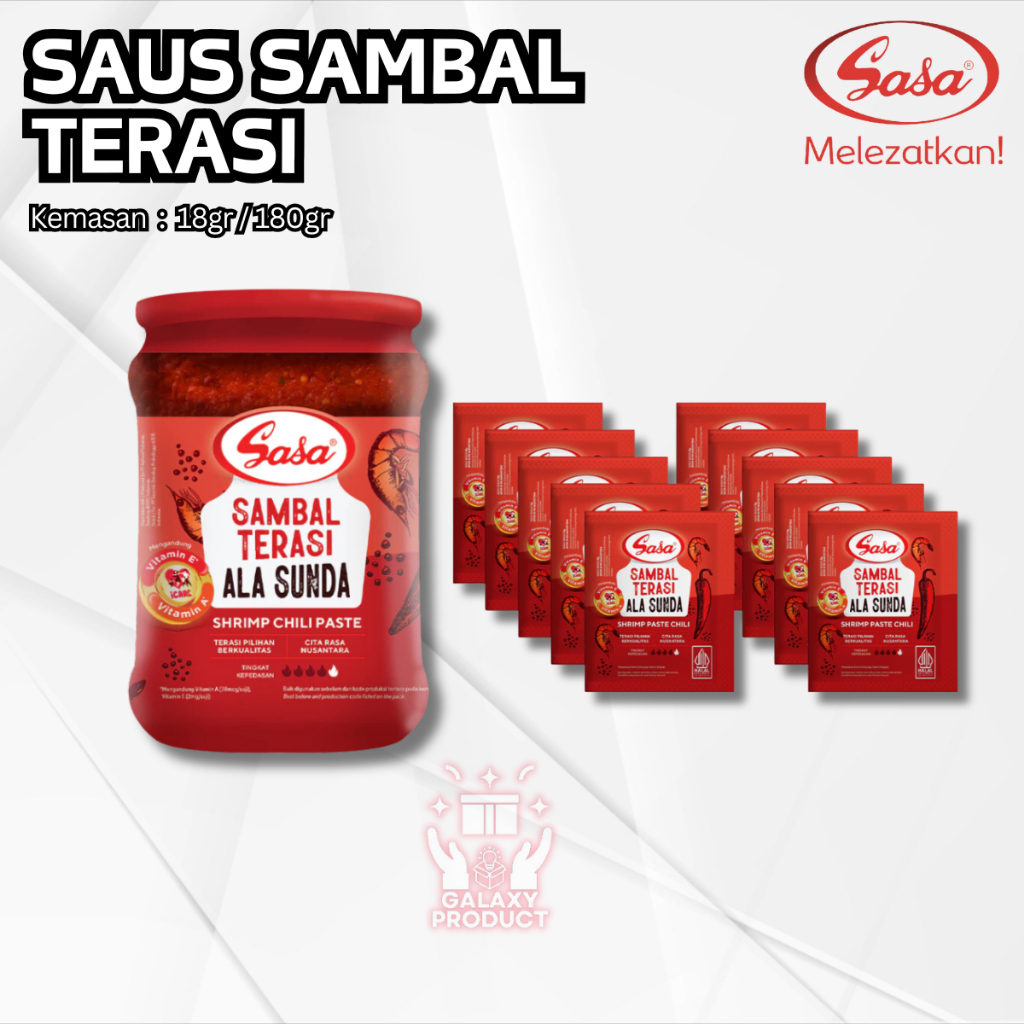 

SASA SAMBAL TERASI 18gr / 180gr