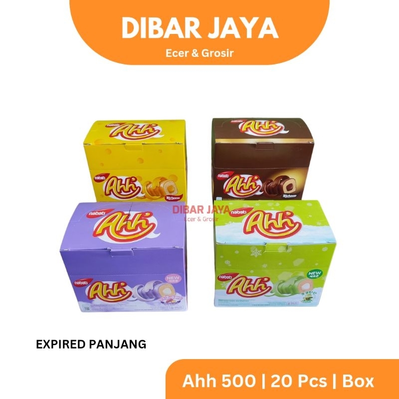 

RICHEESE NABATI AHH 20PCS/BOX NABATI AHH RASA KEJU GOGUMA COKLAT COCOPANDAN