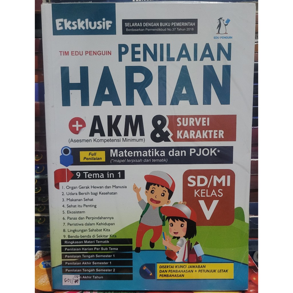 EKSKLUSIF PENILAIAN HARIAN +AKM KELAS 5 SD