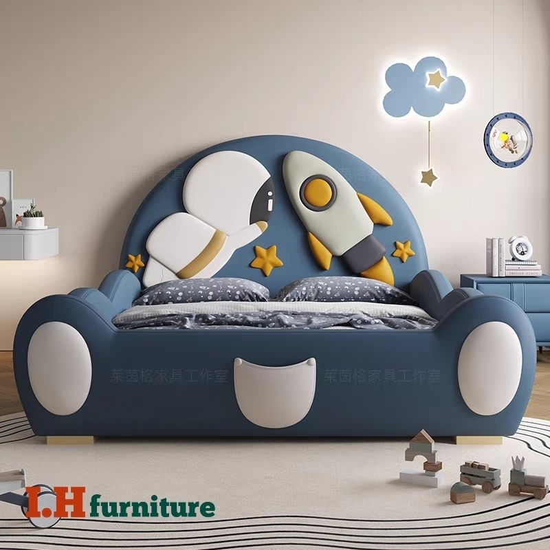 Dipan anak karakter , tempat tidur anak astronot , tempat tidur anak laki-laki , tempat tidur custom
