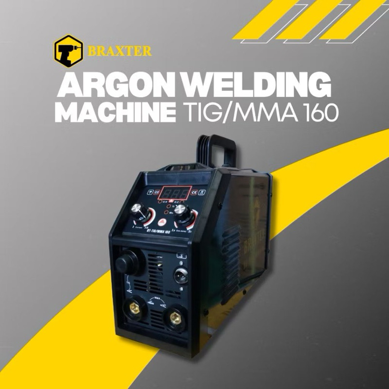 DJM - ARGON WELDING MACHINE / MESIN LAS ARGON, (TIG/ MMA 160), MEREK BRAXTER