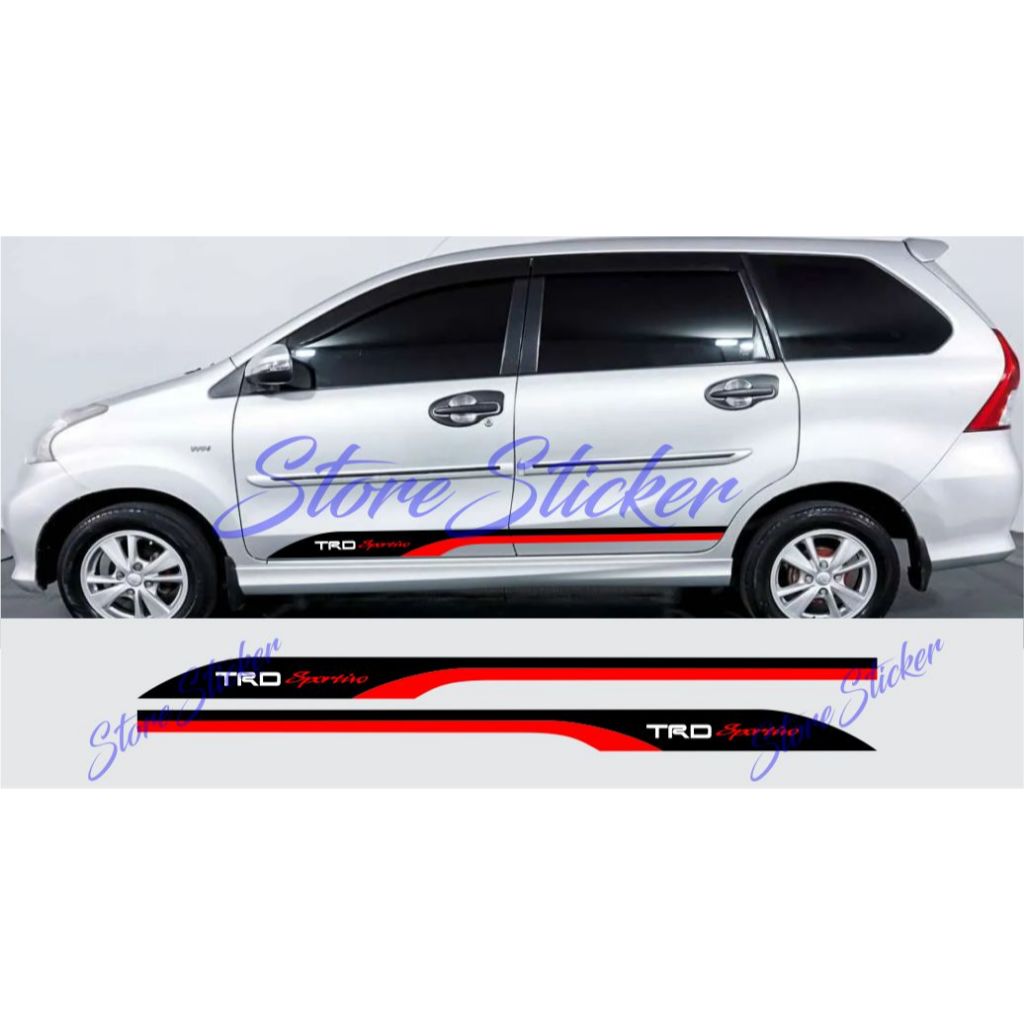 Stiker List Simpel Mobil Stiker cutting body mobil
