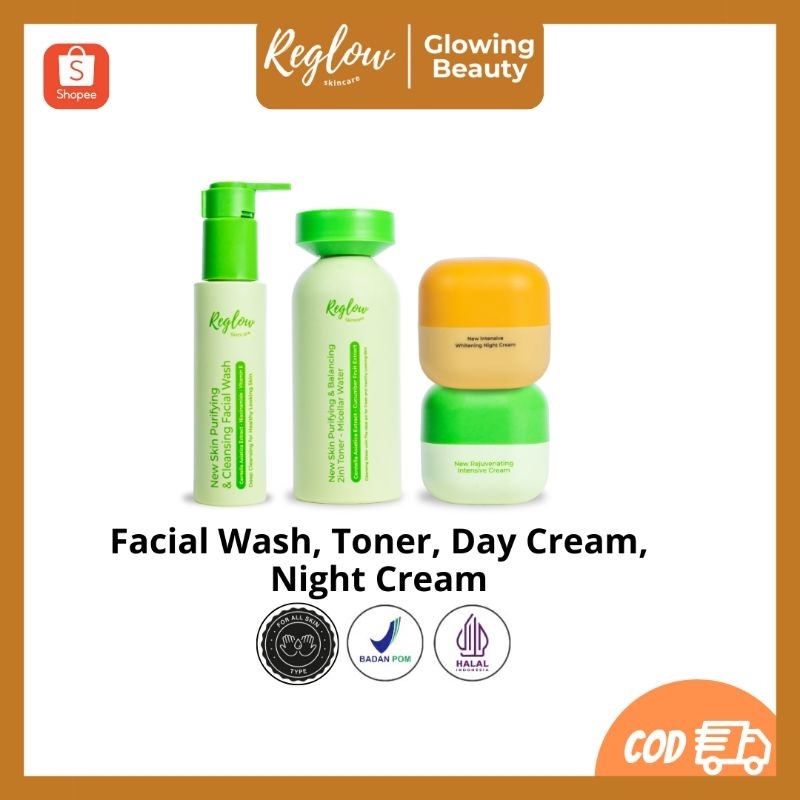 [Bundling] Reglow By Dr Shindy Putri - Facial Wash - 2in1 Toner & Micellar Water - Rejuvenating Inte